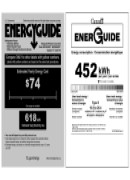 Maytag MFW2055DRM Energy Guide